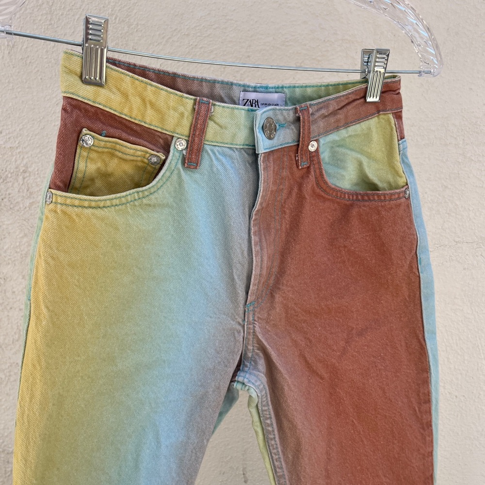 Zara Multicolor Heatwave Jeans